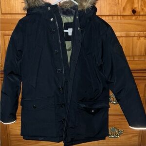 Gap Kids Parka with Fur (Navy Blue)